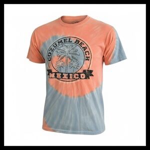 EUC - Cozumel Mexico Tye Die Short Sleeve Tee - Size Medium